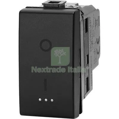 8PZ Interruttore Bipolare ABM Nero Volt 250 a 20 — Interruttori e prese — rif. FERX.VIR7409313