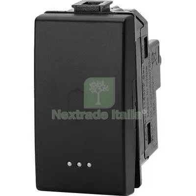 8PZ Pulsante Unipolare Campanello ABM Nero Volt 250 a 16 Colore Nero — Interruttori e prese — rif. FERX.VIR7409315 8PZ Pulsante Unipolare Campanello ABM Nero Volt 250 a 16 Colore Nero — Interruttori e prese — rif. FERX.VIR7409315