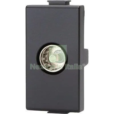 8PZ Presa TV Passante ABM Nero MM 9,5 Colore Nero — Interruttori e prese — rif. FERX.VIR7409320