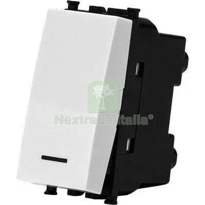 8PZ Pulsante Unipolare AVP Bianco Volt 250 a 16 Colore Bianco — Interruttori e prese — rif. FERX.VIR7409334