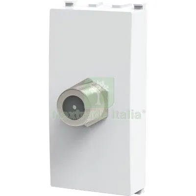 8PZ Connettore F TV SAT Diretto AVP Bianco Colore Bianco — Interruttori e prese — rif. FERX.VIR7409341