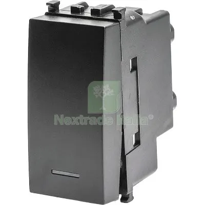 8PZ INVERTITORE UNIPOLARE AVP NERO VOLT 250 A 16 — Interruttori e prese — rif. FERX.VIR7409346