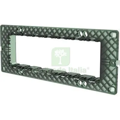 8PZ Supporto Frutti AVP PC Nero Posti 7 — Interruttori e prese — rif. FERX.VIR7409353