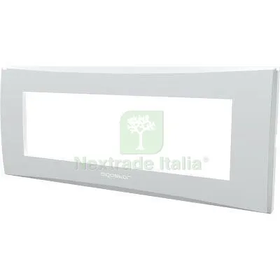 8PZ Placca Coprifrutti AVP Bianco Posti 7 MM 205X80 — Interruttori e prese — rif. FERX.VIR7409362