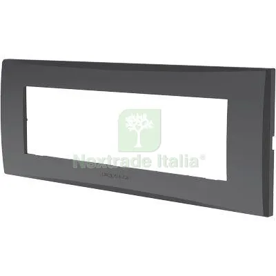 8PZ Placca Coprifrutti AVP Grigio Scuro Posti 7 MM 205X80 — Interruttori e prese — rif. FERX.VIR7409365