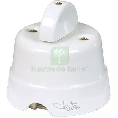 Interruttore Deviatore Unipolare Country FME Ceramica Bianco Volt 250 a 10 Colore Bianco — Interruttori e prese — rif. FERX.VIR7409370 Interruttore Deviatore Unipolare Country FME Ceramica Bianco Volt 250 a 10 Colore Bianco — Interruttori e prese — rif. FERX.VIR7409370