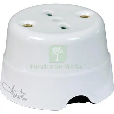 Presa Country FME Ceramica Bianco Volt 250 a 16 Colore Bianco — Interruttori e prese — rif. FERX.VIR7409371