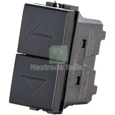 8PZ PULSANTE UNIPOLARE DOPPIO ABL NERO VOLT 250 A 16 Colore Nero — Interruttori e prese — rif. FERX.VIR7409396 8PZ PULSANTE UNIPOLARE DOPPIO ABL NERO VOLT 250 A 16 Colore Nero — Interruttori e prese — rif. FERX.VIR7409396
