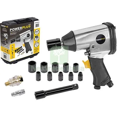 AVVITATORE AC PNEUMATICO IN KIT POWER PLUS ATTACCO 1/2F +RAPIDO NR 14 — Trapani e avvitatori — rif. FERX.VIR7411225