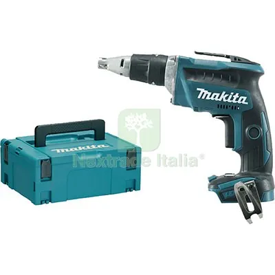 Avvitatore Batteria DFS452ZJ Makita Volt 18 Solo Corpo Macchina + Valigia — Trapani e avvitatori — rif. FERX.VIR7413067 Avvitatore Batteria DFS452ZJ Makita Volt 18 Solo Corpo Macchina + Valigia — Trapani e avvitatori — rif. FERX.VIR7413067