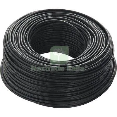 Cavo Elettrico Unipolare FS17 Rame/PVC Nero N°xmmq 1X4,0 CF=MT 100 Colore Nero NxMMQ 1x4 — Cavi e fili — rif. FERX.VIR7420019 Cavo Elettrico Unipolare FS17 Rame/PVC Nero N°xmmq 1X4,0 CF=MT 100 Colore Nero NxMMQ 1x4 — Cavi e fili — rif. FERX.VIR7420019