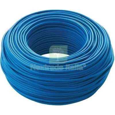 Cavo Elettrico Unipolare FS17 Rame/PVC Blu N°xmmq 1X4,0 CF=MT 100 Colore Blu NxMMQ 1x4 — Cavi e fili — rif. FERX.VIR7420015 Cavo Elettrico Unipolare FS17 Rame/PVC Blu N°xmmq 1X4,0 CF=MT 100 Colore Blu NxMMQ 1x4 — Cavi e fili — rif. FERX.VIR7420015