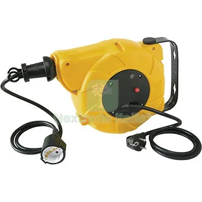 AVVOLGICAVO + CAVO ELECTRALINE SCHUKO N°XMMQ 3X1,5 MT 10 — Interruttori e prese — rif. FERX.VIR7420158