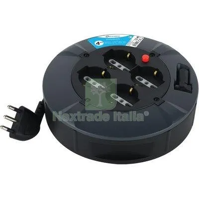 Avvolgicavo Domestico Electraline 2P+T 16A Bipasso Schuko X4 N°xmmq 3X1,0 MT 4 — Illuminazione — rif. FERX.VIR7420233 Avvolgicavo Domestico Electraline 2P+T 16A Bipasso Schuko X4 N°xmmq 3X1,0 MT 4 — Illuminazione — rif. FERX.VIR7420233