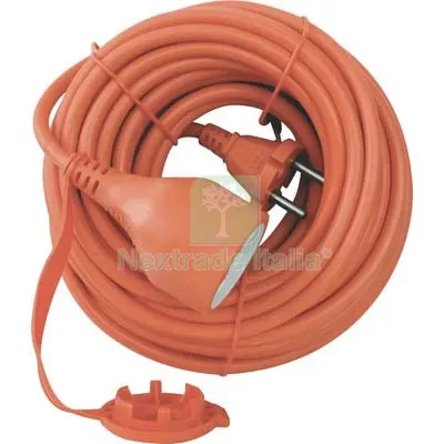 PROLUNGA LINEARE GARDEN ELECTRALINE ARANCIO 2P+T 16A SCHUKO N°XMMQ 2X1,5 MT 15 — Interruttori e prese — rif. FERX.VIR7420239