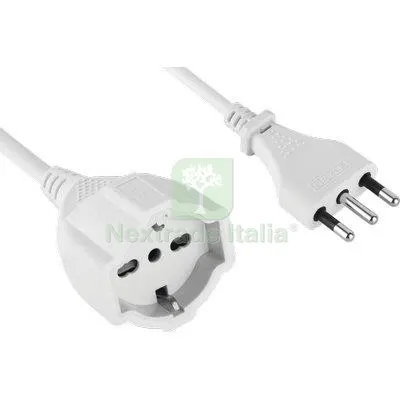PROLUNGA LINEARE 46126 ELECTRALINE BIANCO 2P+T 16A BIPASSO SCHUKO N°XMMQ 3X1.5 MT 10 — Interruttori e prese — rif. FERX.VIR7420242 PROLUNGA LINEARE 46126 ELECTRALINE BIANCO 2P+T 16A BIPASSO SCHUKO N°XMMQ 3X1.5 MT 10 — Interruttori e prese — rif. FERX.VIR7420242