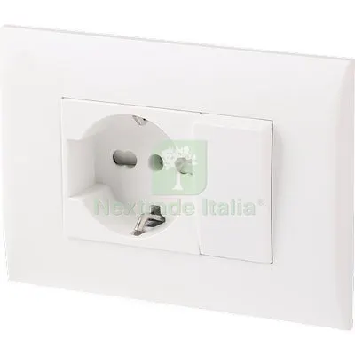 2PZ PLACCA PRECOMPOSTA 2212 ELECTRALINE BIANCO POSTI 2 DEVIATORE + SCHUKO VOLT 220 A 16 — Rubinetti e valvole — rif. FERX.VIR7420260 2PZ PLACCA PRECOMPOSTA 2212 ELECTRALINE BIANCO POSTI 2 DEVIATORE + SCHUKO VOLT 220 A 16 — Rubinetti e valvole — rif. FERX.VIR7420260