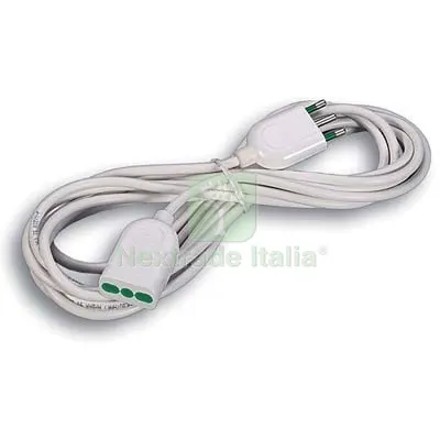 Prolunga Lineare Bipasso FME Bianco 2P+T 16A N°xmmq 3X01,5 MT 5 MMQ 3x1,5 — Interruttori e prese — rif. FERX.VIR7420342 Prolunga Lineare Bipasso FME Bianco 2P+T 16A N°xmmq 3X01,5 MT 5 MMQ 3x1,5 — Interruttori e prese — rif. FERX.VIR7420342