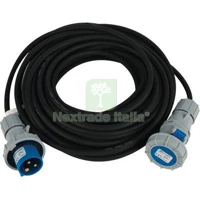 PROLUNGA INDUSTRIALE BLU ELECTRALINE 2P+T 16A IP67 N°XMMQ 3X2,5 MT 20 — Interruttori e prese — rif. FERX.VIR7420349