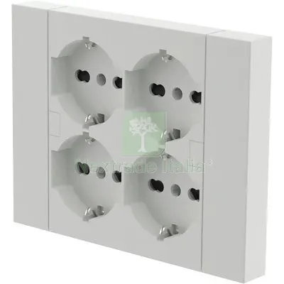 MULTIPRESA PRECOMPOSTA ELECTRALINE BIANCO POSTI 4 BIPASSSO + SCHUKO 2P+T 16A Colore Bianco — Interruttori e prese — rif. FERX.VIR7420369 MULTIPRESA PRECOMPOSTA ELECTRALINE BIANCO POSTI 4 BIPASSSO + SCHUKO 2P+T 16A Colore Bianco — Interruttori e prese — rif. FERX.VIR7420369