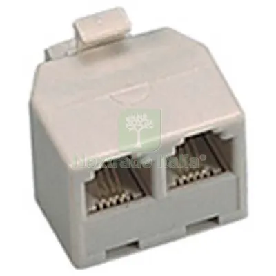 6PZ Adattatore Spina Plug 6/4-DOPPIA Presa FME — Interruttori e prese — rif. FERX.VIR7420430