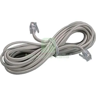 5PZ Prolunga Telefono Lineare FME Avorio 2 Plug 6/4 MT 3 Colore Avorio — Interruttori e prese — rif. FERX.VIR7420442 5PZ Prolunga Telefono Lineare FME Avorio 2 Plug 6/4 MT 3 Colore Avorio — Interruttori e prese — rif. FERX.VIR7420442