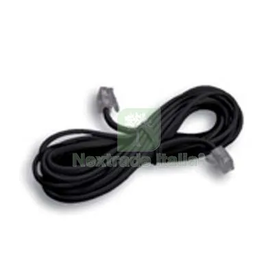 5PZ Prolunga Telefono Lineare FME Nero 2 Plug 6/4 MT 3 Colore Nero — Interruttori e prese — rif. FERX.VIR7420444 5PZ Prolunga Telefono Lineare FME Nero 2 Plug 6/4 MT 3 Colore Nero — Interruttori e prese — rif. FERX.VIR7420444