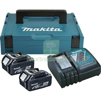 KIT ENERGIA LITIO 197624-2 MAKITA VOLT 18X2 AH 5,0 + CARICABATTERIA — Batterie e caricabatterie — rif. FERX.VIR7423791 KIT ENERGIA LITIO 197624-2 MAKITA VOLT 18X2 AH 5,0 + CARICABATTERIA — Batterie e caricabatterie — rif. FERX.VIR7423791