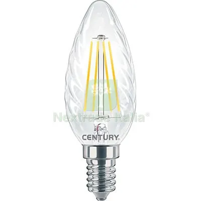5PZ Lampada Wire LED Tortiglione Incanto Century Naturale Volt 230 Watt 4 Lumen 470 E14 e 14 LMN 470 Lux Naturale W 4 — Illuminazione — rif. FERX.VIR7440043