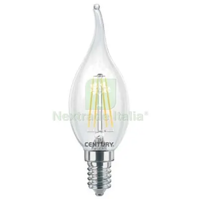 5PZ Lampada Wire LED Fiamma Incanto Century Naturale Volt 230 Watt 4 Lumen 470 E14 e 14 LMN 470 Lux Naturale W 4 — Illuminazione — rif. FERX.VIR7440089