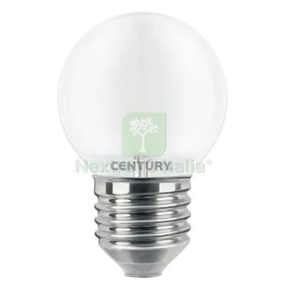 5PZ LAMPADA WIRE LED SFERA INCANTO SATEN CENTURY CALDA VOLT 230 WATT 4 LUMEN 470 E27 E 27 LMN 470 Lux Calda W 4 — Illuminazione — rif. FERX.VIR7440065