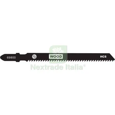 5CF Lama Seghetto Alternativo Attacco Bosch PG 698.00 Taglio Medio Legno MM 100 CF=PZ 3 Denti Medi Per Legno — Smerigliatrici e seghe — rif. FERX.VIR7441386 5CF Lama Seghetto Alternativo Attacco Bosch PG 698.00 Taglio Medio Legno MM 100 CF=PZ 3 Denti Medi Per Legno — Smerigliatrici e seghe — rif. FERX.VIR7441386