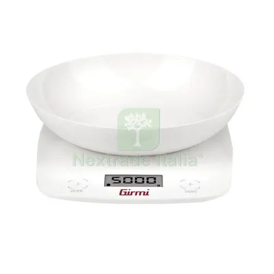 BILANCIA CUCINA DIGITALE PS01 GIRMI KG 5/GR 1 + CIOTOLA 2XAAA NON INCLUSE — Cucina e coltelleria — rif. FERX.VIR7460315
