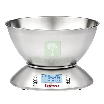 BILANCIA CUCINA DIGITALE PS85 INOX GIRMI KG 5/GR 1 + CIOTOLA 2XAAA NON INCLUSE — Cucina e coltelleria — rif. FERX.VIR7460316
