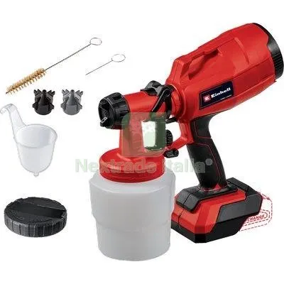 Spruzzatore Verniciatura Batteria TC-SY 18/60 Einhell X-Change Solo Corpo Macchina Volt 18 — Spatole e attrezzi per stesura — rif. FERX.VIR7475162 Spruzzatore Verniciatura Batteria TC-SY 18/60 Einhell X-Change Solo Corpo Macchina Volt 18 — Spatole e attrezzi per stesura — rif. FERX.VIR7475162