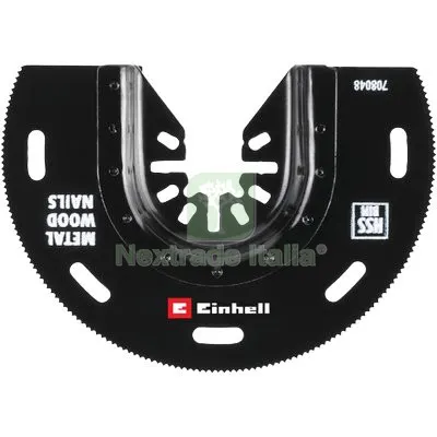 LAMA X MULTIFUNZIONE SEMICIRCOLARE HSS EINHELL UNIVERSALE MM 87X15 — Marchi utensili elettrici — rif. FERX.VIR7475335 LAMA X MULTIFUNZIONE SEMICIRCOLARE HSS EINHELL UNIVERSALE MM 87X15 — Marchi utensili elettrici — rif. FERX.VIR7475335