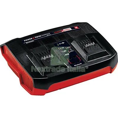 CARICABATTERIA DOPPIO X-CHARGER EINHELL VOLT 18 AH 3.0 A 3 — Batterie e caricabatterie — rif. FERX.VIR7475381 CARICABATTERIA DOPPIO X-CHARGER EINHELL VOLT 18 AH 3.0 A 3 — Batterie e caricabatterie — rif. FERX.VIR7475381