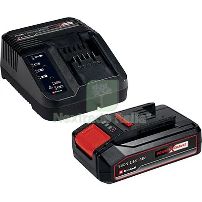 KIT ENERGIA LITIO X-CHANGE EINHELL VOLT 18 AH 2,5 + CARICABATTERIA — Batterie e caricabatterie — rif. FERX.VIR7475384