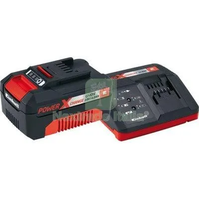 KIT ENERGIA LITIO X-CHANGE EINHELL VOLT 18 AH 4,0 +CARICABATTERIA — Batterie e caricabatterie — rif. FERX.VIR7475385