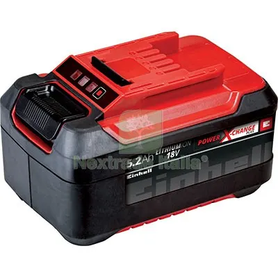 BATTERIA LITIO X-CHANGE EINHELL VOLT 18 AH 5.2 AH 5,2 — Batterie e caricabatterie — rif. FERX.VIR7475397 BATTERIA LITIO X-CHANGE EINHELL VOLT 18 AH 5.2 AH 5,2 — Batterie e caricabatterie — rif. FERX.VIR7475397
