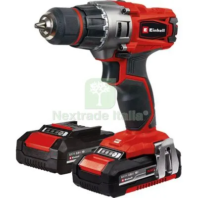 Trapano Avvit Batteria TE-CD 18/2 LI Einhell Volt 18X2 AH 2,0 X-Change — Trapani e avvitatori — rif. FERX.VIR7475405 Trapano Avvit Batteria TE-CD 18/2 LI Einhell Volt 18X2 AH 2,0 X-Change — Trapani e avvitatori — rif. FERX.VIR7475405
