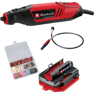 TRAPANO MINI MULTIFUNZIONE TC-MT 150E EINHELL VOLT 230 WATT 150 + ACCESSORI — Trapani e avvitatori — rif. FERX.VIR7475409