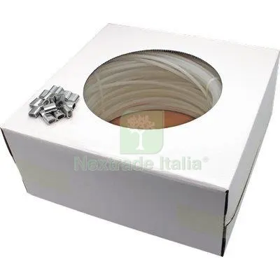FILO NYOFIL + MORSETTI NYLON BIANCO MM 4 MT 100 + 20 MORSETTI — Guanti da lavoro — rif. FERX.VIR7511272