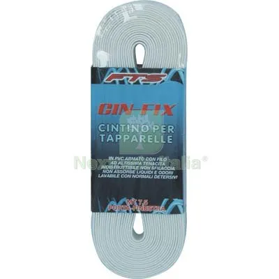 6PZ Cintino Avvolgibili PVC Bianco MM 22 MT 5,5 Colore Bianco — Ferramenta per legno e mobili — rif. FERX.VIR7512010 6PZ Cintino Avvolgibili PVC Bianco MM 22 MT 5,5 Colore Bianco — Ferramenta per legno e mobili — rif. FERX.VIR7512010