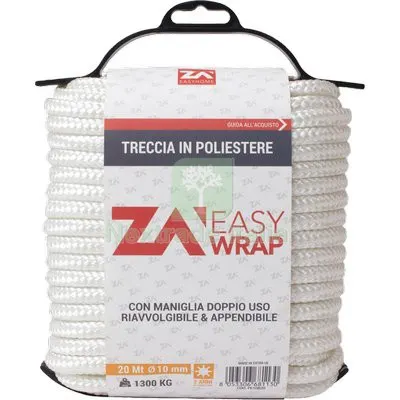 2PZ Corda Treccia Nylon Self 1 Calza AD Aghi D.MM 10 L.MT 20 — Lucchetti e catene — rif. FERX.VIR7512442 2PZ Corda Treccia Nylon Self 1 Calza AD Aghi D.MM 10 L.MT 20 — Lucchetti e catene — rif. FERX.VIR7512442