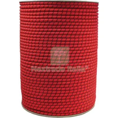Corda Elastica in Bobina Rossa MM 8 MT 100 — Lucchetti e catene — rif. FERX.VIR7518030 Corda Elastica in Bobina Rossa MM 8 MT 100 — Lucchetti e catene — rif. FERX.VIR7518030