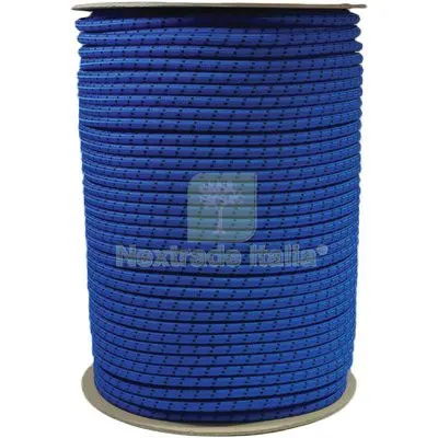 Corda Elastica in Bobina Blu MM 8 MT 100 — Lucchetti e catene — rif. FERX.VIR7518032