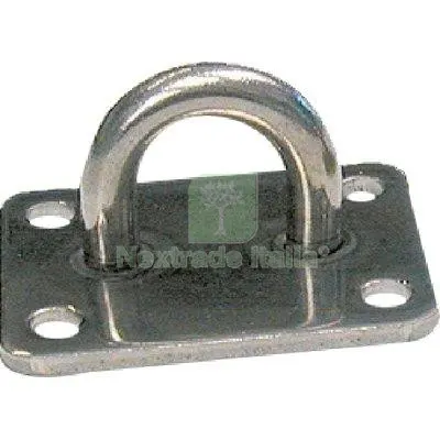 2PZ Cavallotto Fisso Tondo 929I Acciaio Inox S.MM 8,0 MM 20X 21 MM 20x21 — Funi, golfari e accessori sollevamento — rif. FERX.VIR7531076 2PZ Cavallotto Fisso Tondo 929I Acciaio Inox S.MM 8,0 MM 20X 21 MM 20x21 — Funi, golfari e accessori sollevamento — rif. FERX.VIR7531076