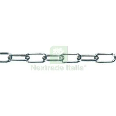 Catena Genovese Nichelata Scatolata N° 8 MT 25 Ø Mm 1,3 — Casalinghi e organizzazione — rif. FERX.VIR7533650 Catena Genovese Nichelata Scatolata N° 8 MT 25 Ø Mm 1,3 — Casalinghi e organizzazione — rif. FERX.VIR7533650