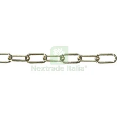 Catena Genovese Ottonata Scatolata N° 14 MT 25 Ø Mm 2,2 — Casalinghi e organizzazione — rif. FERX.VIR7533663 Catena Genovese Ottonata Scatolata N° 14 MT 25 Ø Mm 2,2 — Casalinghi e organizzazione — rif. FERX.VIR7533663